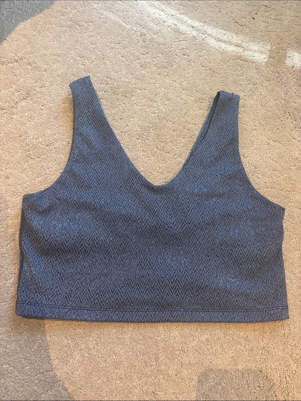 Offline Aerie Blue Cropped Athletic Tank